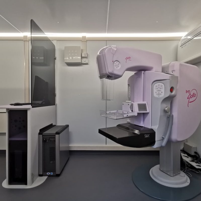 Unità mobili per screening mammografico